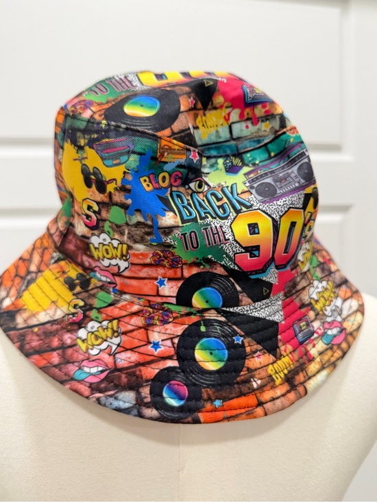 Other - Back to 90s Graphic Multicolor Bucket Hat
